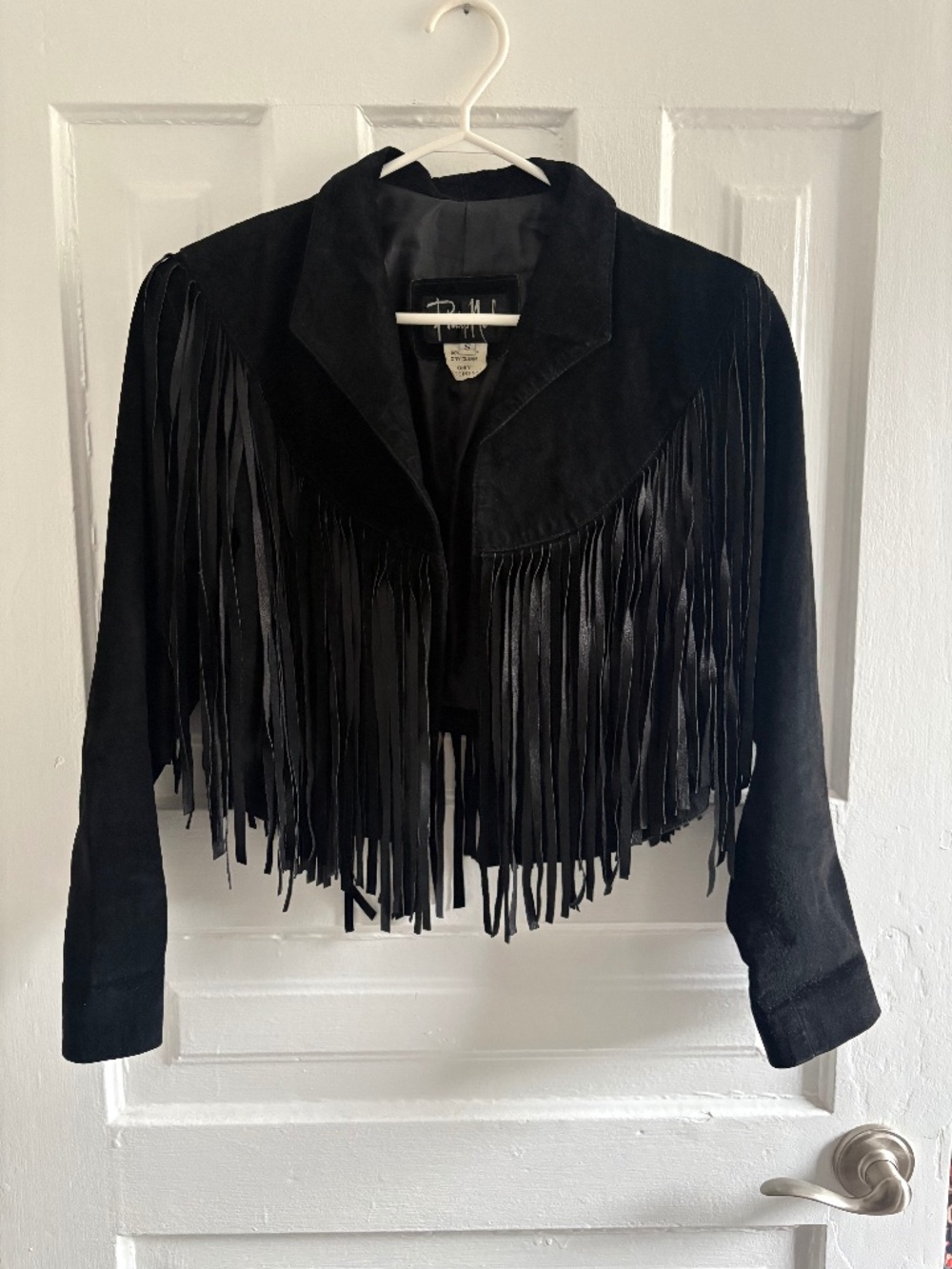 Philip Noel suede tassel jacket